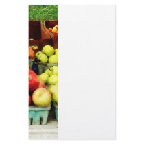 Apples at Farmer's Market Customized Stationery