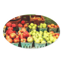 Apples at Farmer's Market Sticker