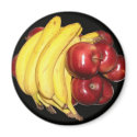 Apples & Bananas magnets