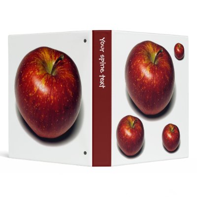Apples 3 Ring Binders by gavila_pt