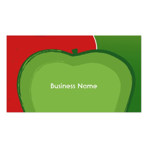Apples Business Card (back side)