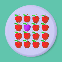 Apples for Diversity Tshirts and Products magnets