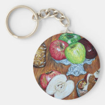 "Apples & Honey" Key Chain