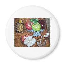 "Apples & Honey" magnets