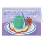 Apples & Honey Rosh Hashanah Card cards