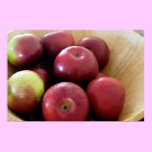 Apples in a bowl posters