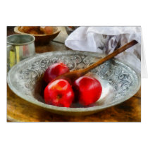 Apples in a Silver Bowl cards