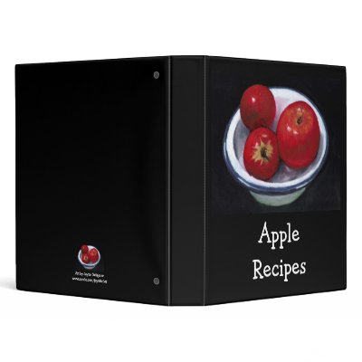 Apples In Bowl : Pastel Art: Recipes: Binder. by joyofcolor