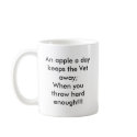 Apples keep Vet away mugs by KatAnnette Apples keep Vet away mugs