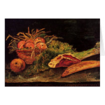 Apples, Meat and a Roll by van Gogh Card