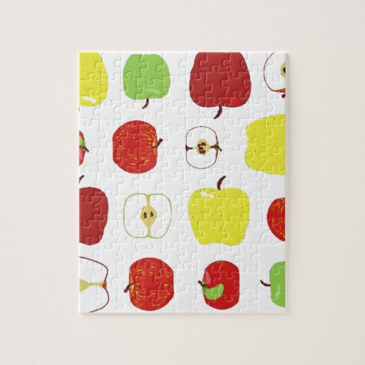 Apples on parade jigsaw puzzles
