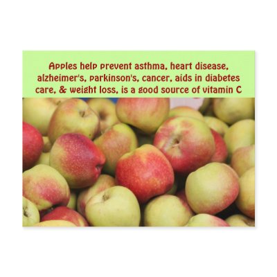 apples postcard by lycheerose