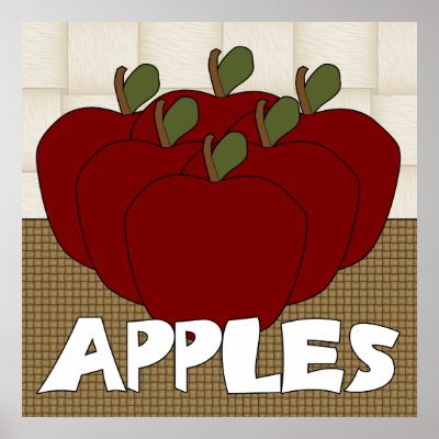 Apples Series 1 Print by estjohn