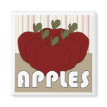 Apples Series 3 Square Magnet