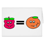 Apples to Oranges Cards