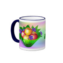 Apples & Violets mugs