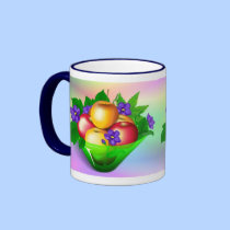 Apples & Violets mugs