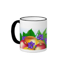 Apples & Violets mugs