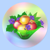 Apples & Violets stickers