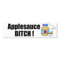 applesauce_bumper bumper stickers by megedsh applesauce_bumper bumper stickers
