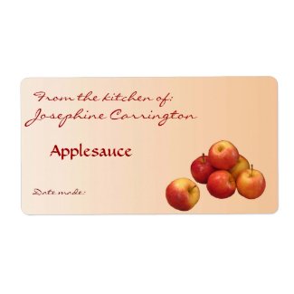 Applesauce Canning Labels