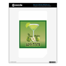 Appletini Green NOOK Color Decals