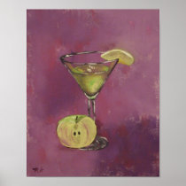 "Appletini" print posters