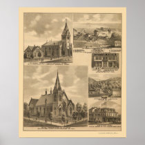 Appleton, MN Panoramic Map - 1874 Posters