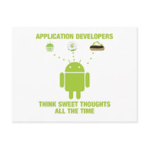 Application Developers Think Sweet Thoughts All Postcards