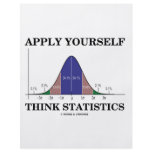 Apply Yourself Think Statistics (Bell Curve) Custom Flyer