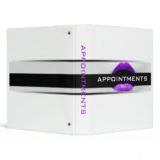 Appointment Binder For Make-Up Artists binder