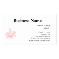 Appointment business card,flower