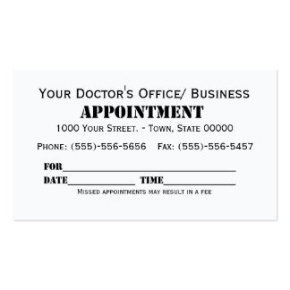 Dymo Appointment Business Cards, White