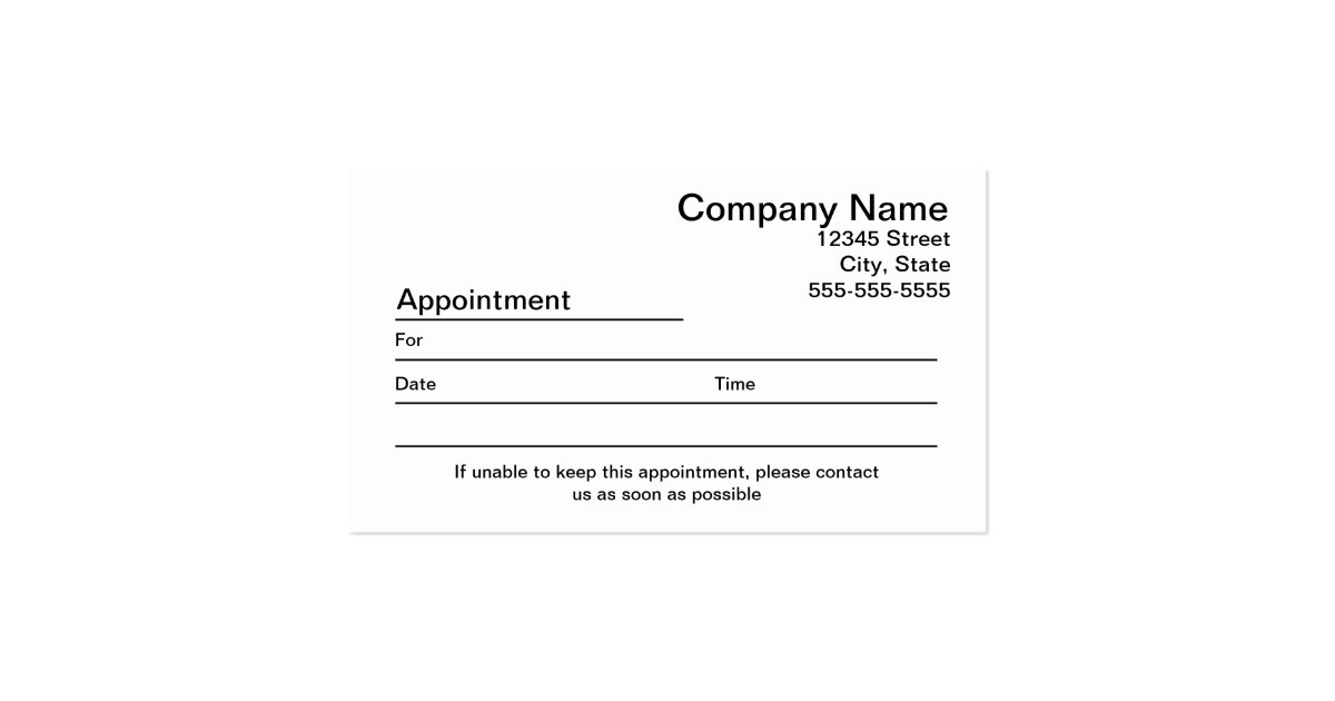 Customize 8,473+ <strong>Card templates</strong> online - Canva Free appointment reminder cards template