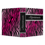 Appointment School Binder Zebra Pink
