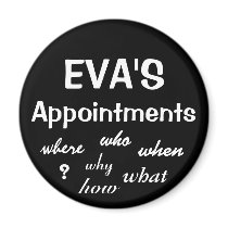 Appointments - Customizable magnets by twinacious Appointments - Customizable magnets