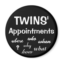 Appointments - Twins magnets by twinacious Appointments - Twins magnets