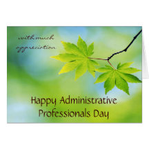 Appreciation for Administrative Professionals Day Cards