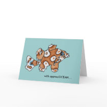 AppreciOCEAN Cute Spotted Sweetlips Thank You Card by lillyarts AppreciOCEAN Cute Spotted Sweetlips Thank You Card