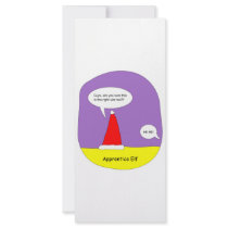 apprentice elf rack card design