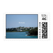 Approaching Bermuda Postage Stamp