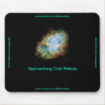 Approaching Crab Nebula Mousepad mousepads