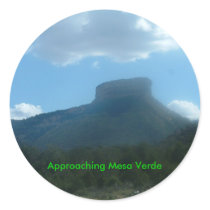 Approaching Mesa Verde Sticker