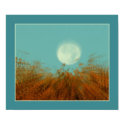 Approaching the moon posters