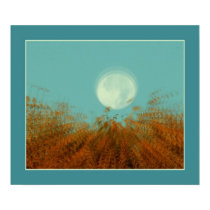 Approaching the moon posters