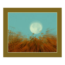 Approaching the moon posters