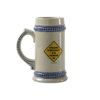 Approaching Unfixed Reality In Postmodern Era Sign zazzle_mug
