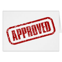 Approved stamp cards