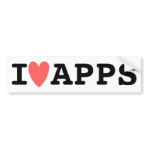 Apps Bumper Stickers