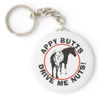 Appy Butts Drive Me Nuts Key Chain